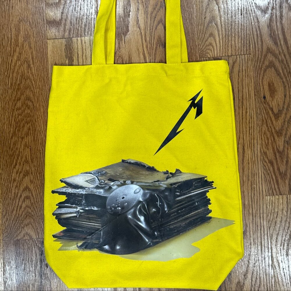 Metallica 72 Seasons M72 2023 Tour EXCLUSIVE Yellow Tote Bag